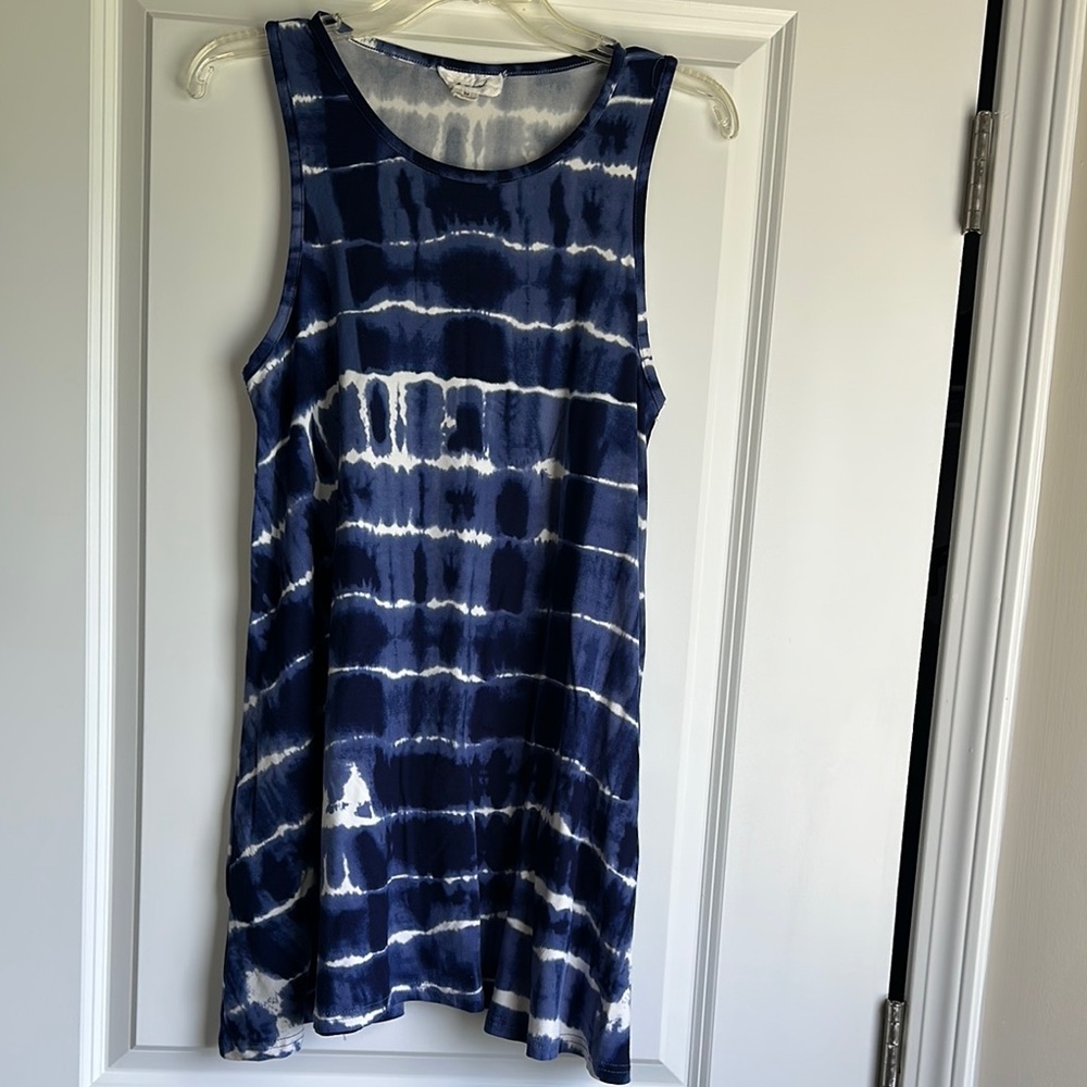 Medium tie dyed swim cover up